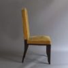 A Set of Eight Fine French Art Deco Macassar Ebony Dining Chairs by Paul Frechet
