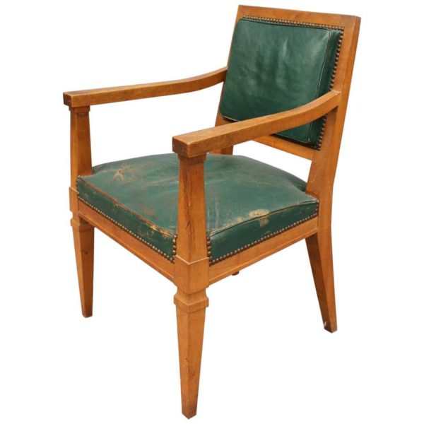 A Fine French Art Deco Armchairs Attributed to Arbus