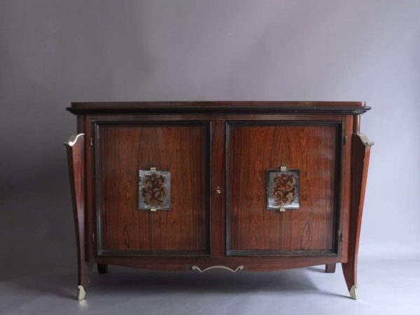 A Fine French Art Deco Rosewood Buffet-Bar - Image 3