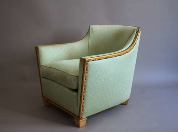 A Fine French Art Deco Armchair by Dominique - Image 4