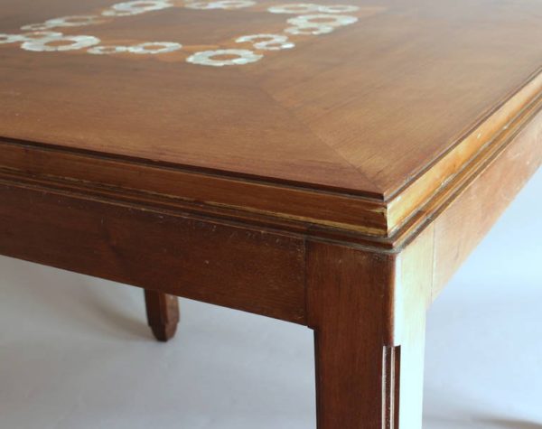 Fine French Art Deco Side or Game Table by Paul Follot - Image 7