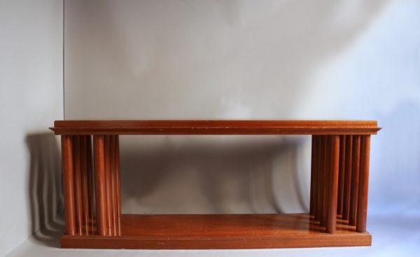 A Fine French Art Deco Mahogany Two Tier Console or Sofa Table - Image 2