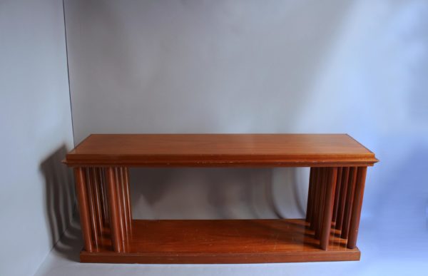 A Fine French Art Deco Mahogany Two Tier Console or Sofa Table - Image 3