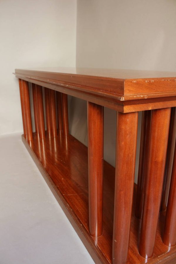 A Fine French Art Deco Mahogany Two Tier Console or Sofa Table - Image 9