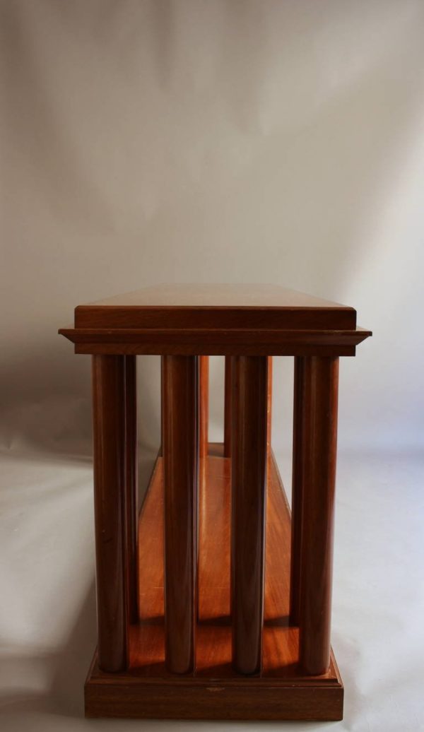 A Fine French Art Deco Mahogany Two Tier Console or Sofa Table - Image 6