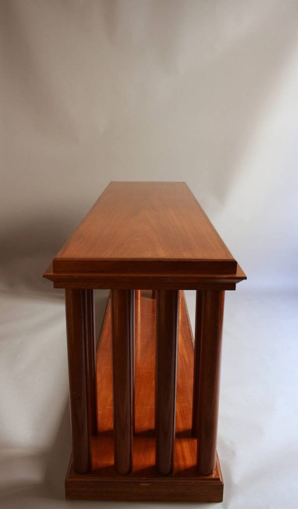 A Fine French Art Deco Mahogany Two Tier Console or Sofa Table - Image 7