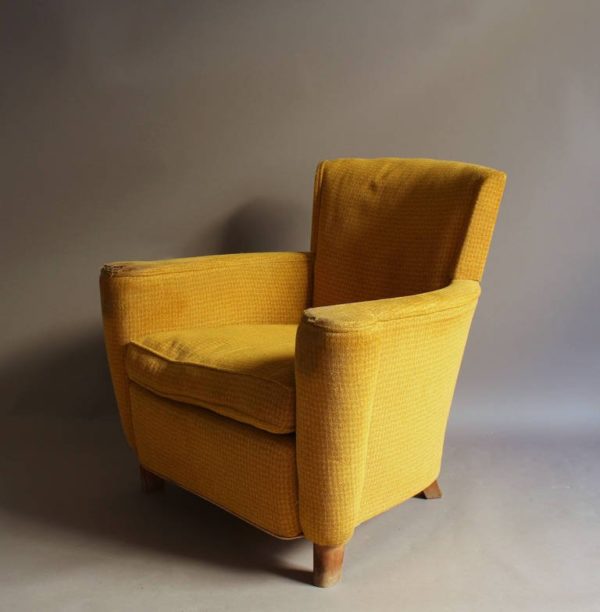 A Fine French Club Armchair by Batistin Spade - Image 3