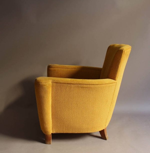 A Fine French Club Armchair by Batistin Spade - Image 4