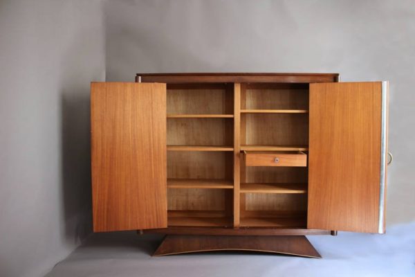 French Art Deco Rosewood and Sycamore Armoire - Image 5