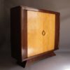 French Art Deco Rosewood and Sycamore Armoire