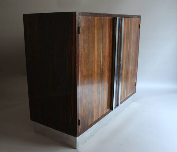 Two French Art Deco Macassar Cabinets - Image 6