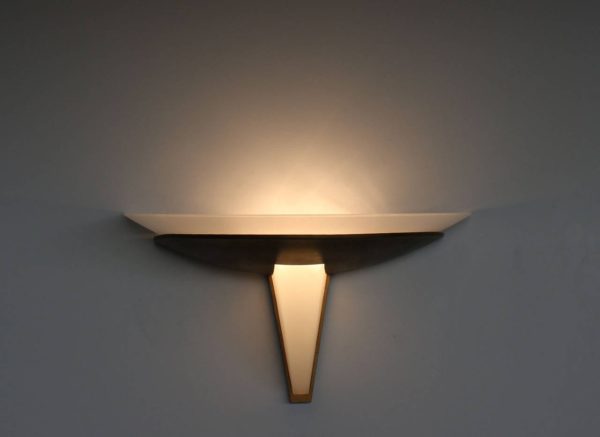 Fine French Art Deco Sconce by Jean Perzel - Image 9