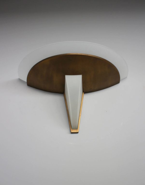 Fine French Art Deco Sconce by Jean Perzel - Image 10