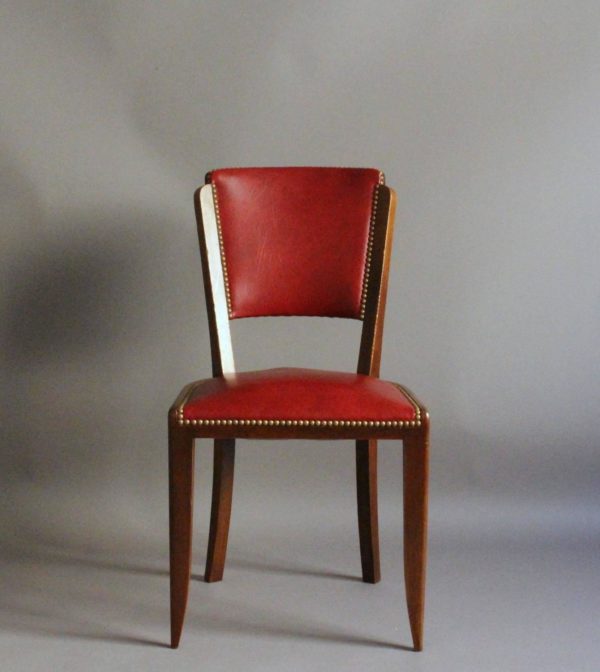 Set of Eight French Art Deco Chairs - Image 2