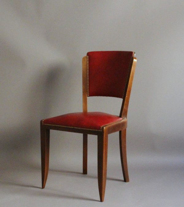 Set of Eight French Art Deco Chairs - Image 3