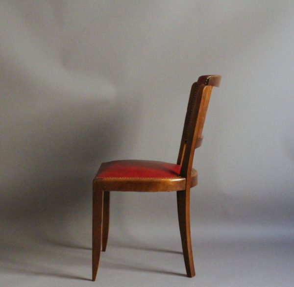 Set of Eight French Art Deco Chairs - Image 4