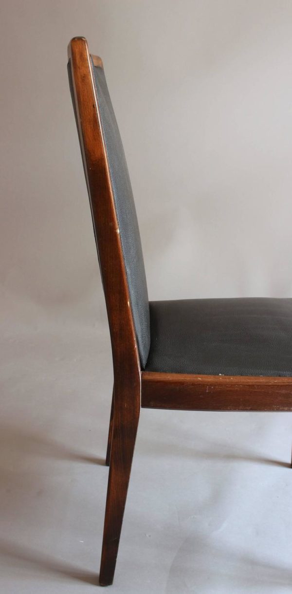 Set of 12 Art Deco Stained Beech Dining Chairs - Image 8