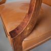Pair of Fine French Art Deco Mahogany Bridge Chairs Attributed to Pascaud