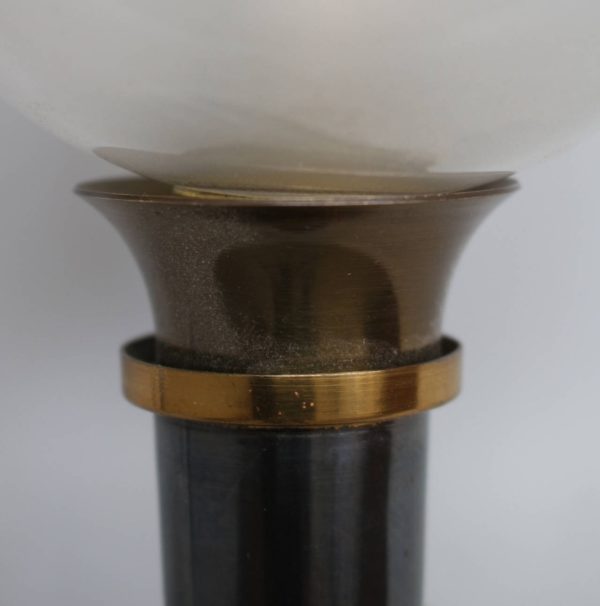 Fine French 1950s Glass and Metal Wall Light - Image 6