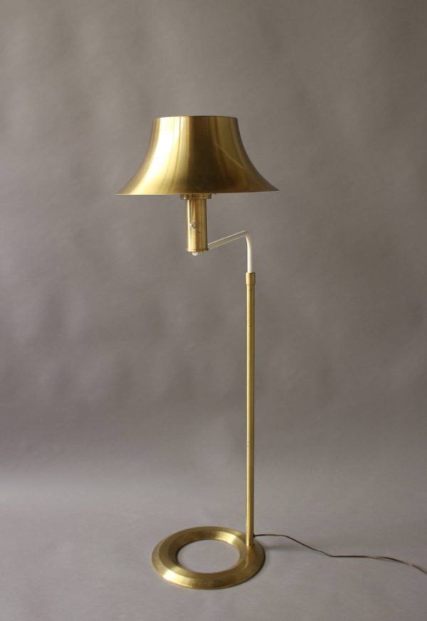 Fine and Unusual French Art Deco Floor Lamp by Jean Perzel - Image 4