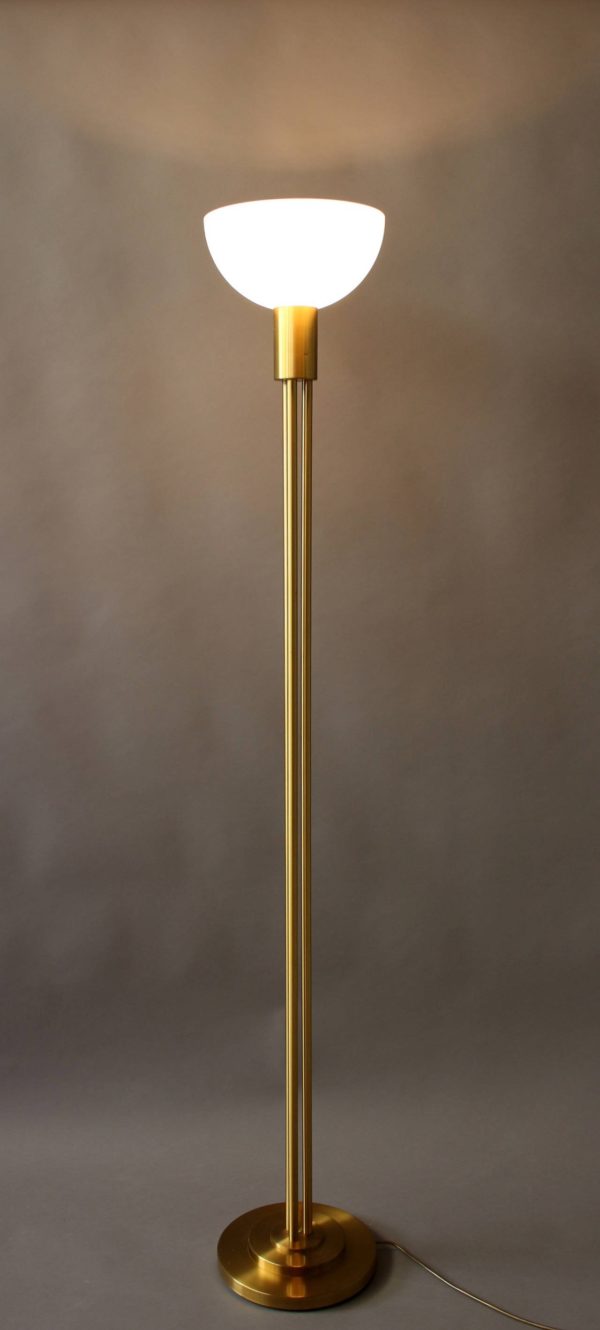 Fine French Art Deco Floor Lamp by Jean Perzel - Image 3