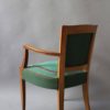 Set of Four Fine French Art Deco Bridge Chairs by Lucien Rollin