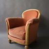 A Fine French Art Deco Gilded Club Armchair by Paul Follot