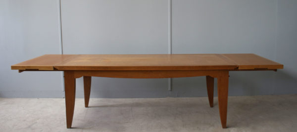 Fine French Art Deco Oak Table by Pierre Bloch and Charles Dudouyt - Image 3