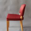 Pair of Fine French Art Deco Sycamore Chairs by Leleu