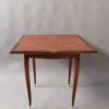 Fine French Art Deco Rosewood Envelope Side / Game Table
