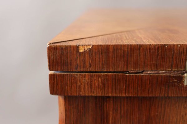 Fine French Art Deco Rosewood Envelope Side / Game Table - Image 9