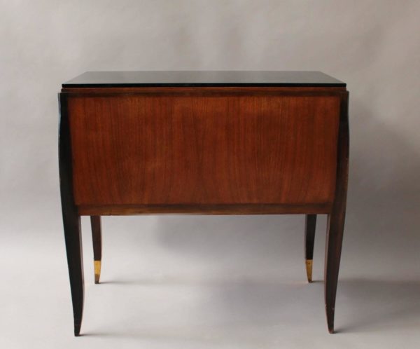 Pair of Fine French Art Deco Rosewood Cabinets or Commodes by Jean Pascaud - Image 3