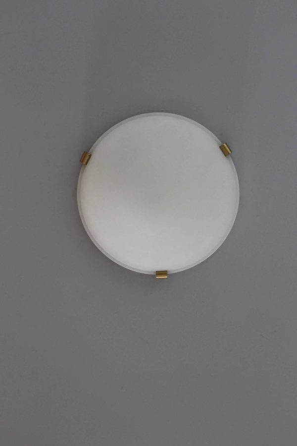 Fine French Art Deco Flush Mount / Wall Sconce by Jean Perzel - Image 9