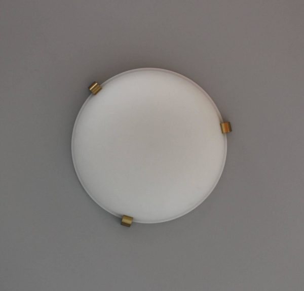 A Fine French Art Deco Flush Mount / Wall Sconce by Jean Perzel - Image 5