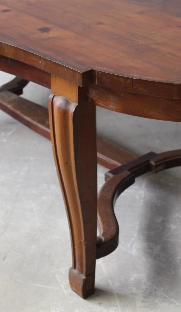 French Art Deco Mahogany Dining Table in the Manner of Arbus - Image 9