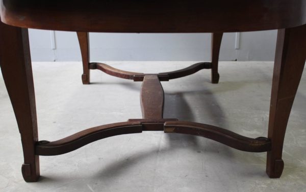 French Art Deco Mahogany Dining Table in the Manner of Arbus - Image 7