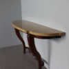 Fine French Art Deco Mahogany and Marble Console in the Manner of Arbus
