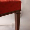 Set of Six Fine French Art Deco Solid Rosewood Dining Chairs