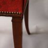 Set of Six Fine French Art Deco Solid Rosewood Dining Chairs