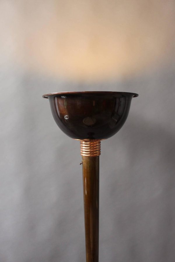 A Fine French Art Deco Floor Lamp by Genet et Michon - Image 9