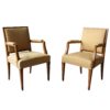A Pair of French Art Deco Bridge Armchairs