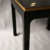 Fine French Art Deco Black Lacquered Game Table