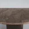 A Fine French Art Deco Hammered Metal and Marble Console