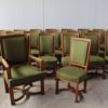 A Fine French Art Deco Oak Armchair by Arbus (11 matching chairs available)