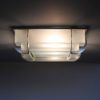 A Fine French Art Deco Two-Tier Square Flush Mount by Jean Perzel