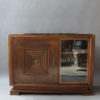A Fine French Art Deco Two Doors Walnut Buffet - Dry Bar in the Manner of Maxime Old