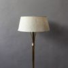 Fine French 1950s Brass and Black Metal Floor Lamp by Arlus