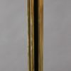 Fine French 1950s Brass and Black Metal Floor Lamp by Arlus