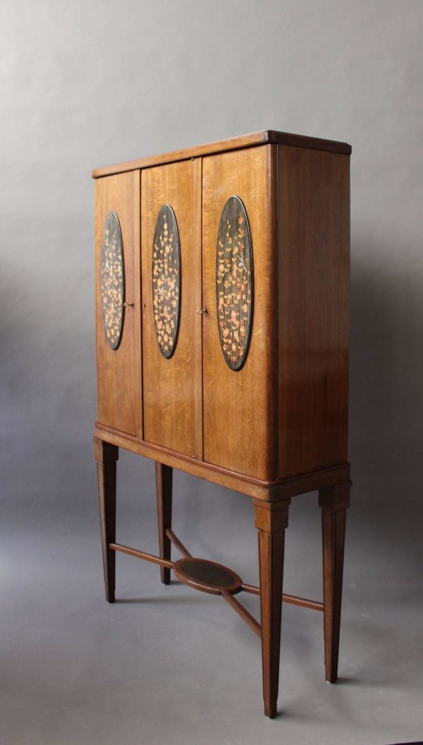 Fine French Art Deco Three-Door Cabinet by Maurice Dufrêne - Image 2