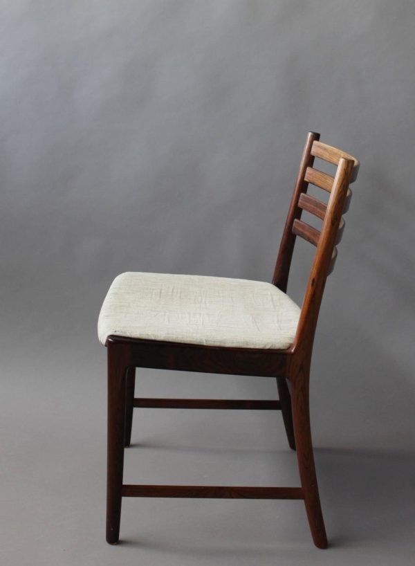 A Set of 8 Fine Danish 1960's Rosewood Chairs by Kai Lyngfeldt - Image 4